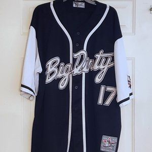 Vintage Classic Raw Blue Louisiana Baseball Jersey